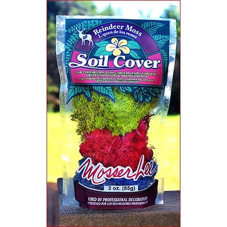 Mosser Lee Mosser Lee 7584345 3 oz Reindeer Multicolored Terrarium Moss 7584345